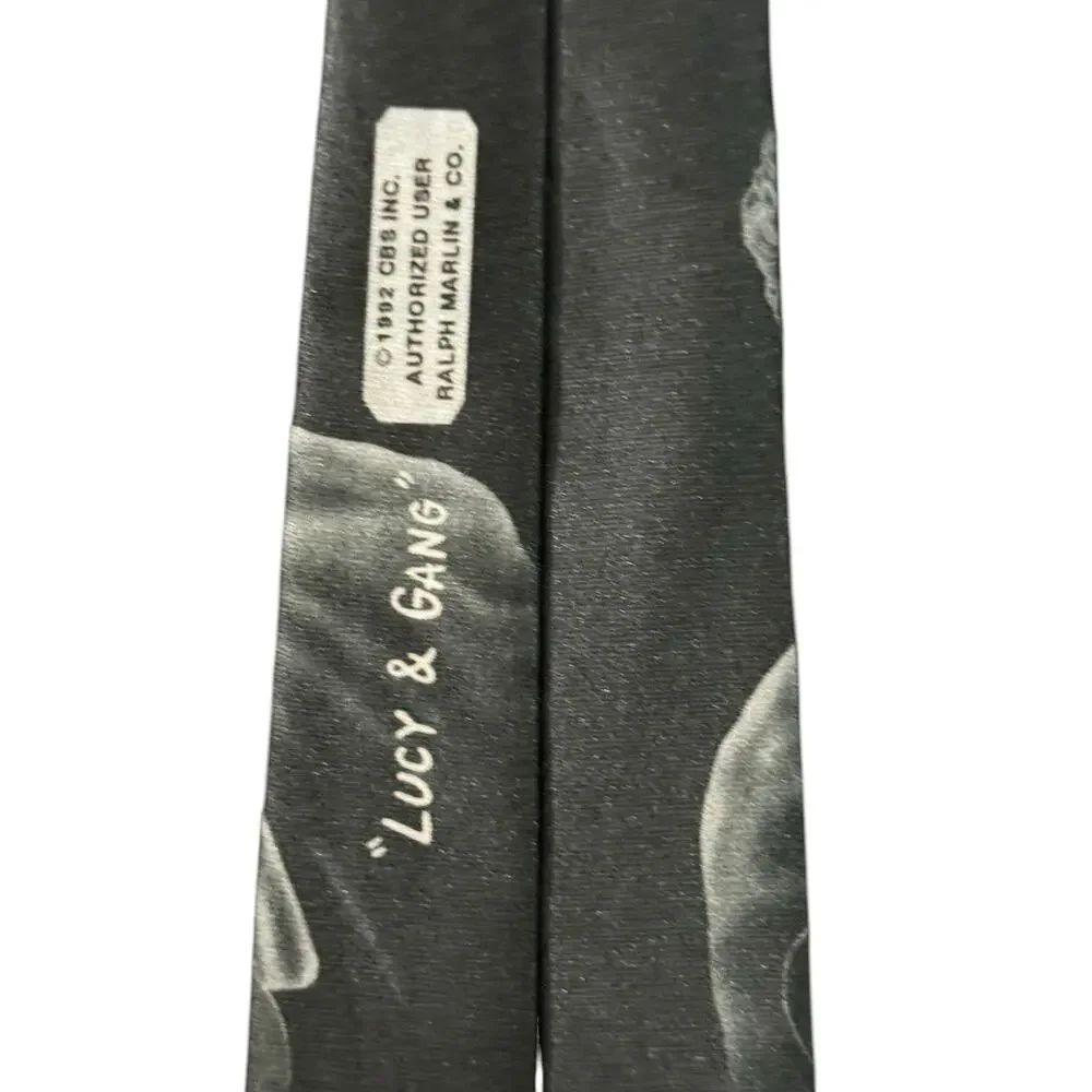 Ralph Marlin I Love Lucy Lucy And Gang Vintage Novelty Necktie Ricky Ethel Fred